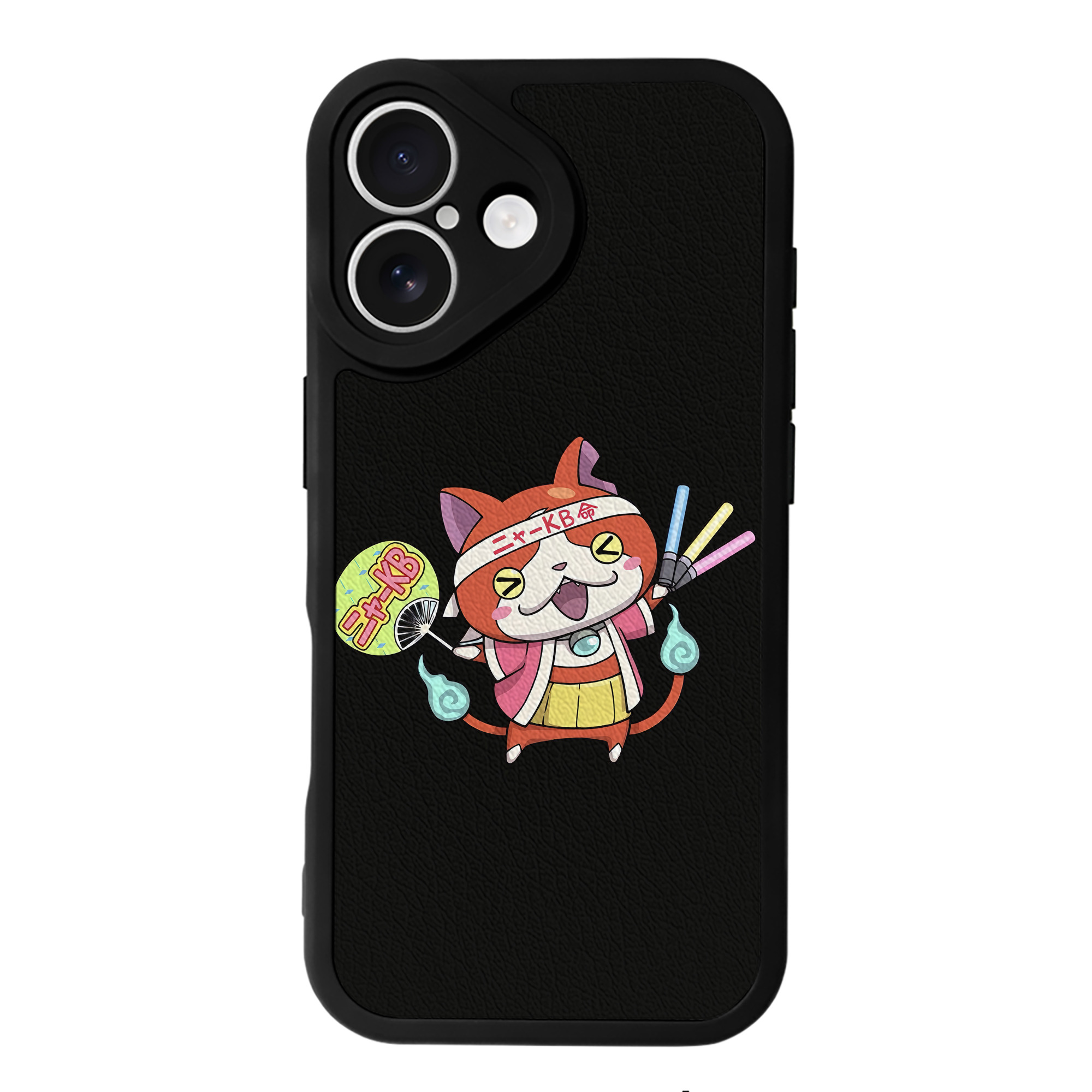 （画像用） 妖怪ウォッチ Yo-kai Watch 【iPhone 16シリーズ対応】シリコンスマホケース（レザー調） 材質：シリコン